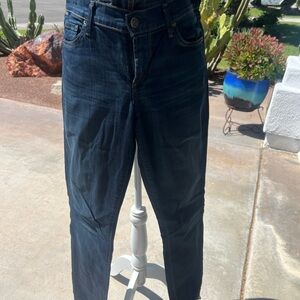 Citizens Of Humanity Dark Blue Straight Leg Jeans